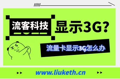 流量卡显示3g用不了